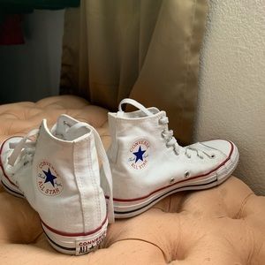 White high top Converse